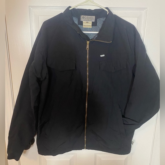 Men’s Columbia Size Medium Navy Blue Lightweight Jacket - Picture 1 of 13